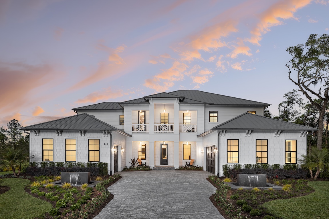 Impressive modern cottage exterior in Ponte Vedra, FL