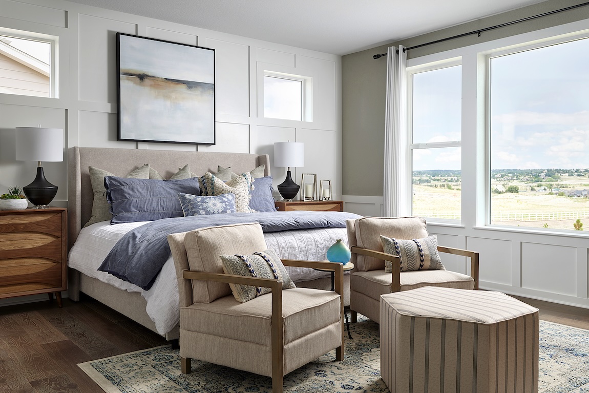 luxe modern bedroom design