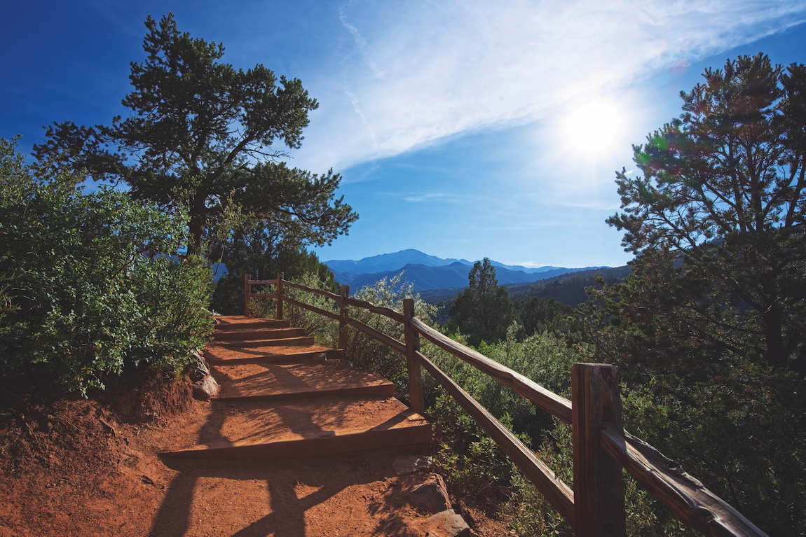 Rock formations at Garden of the Gods