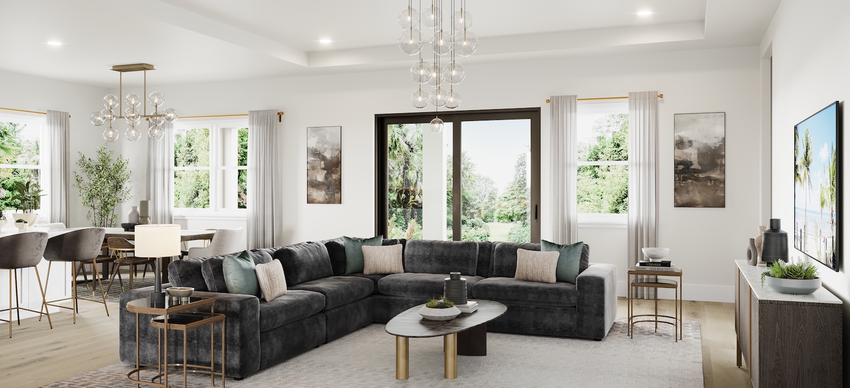 The Warm Contemporary Collection: One of the New Designer Appointed Collections by Toll Brothers